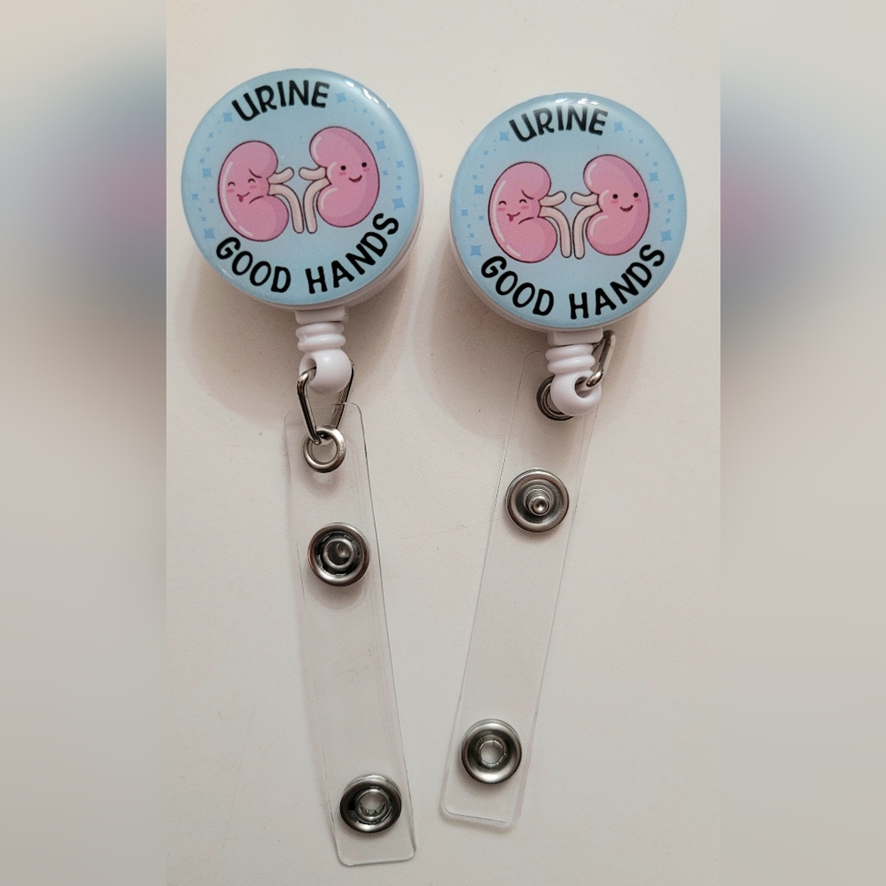 Cute Kidney Name Badge Holders
